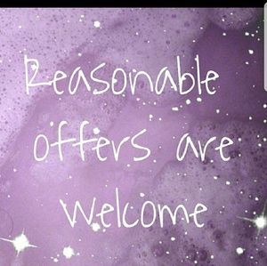 No trades please,  offers are welcome.